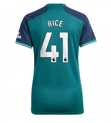 Arsenal Declan Rice #41 Koszulka Trzecich Kobiety 2023-24 Krótki Rękaw